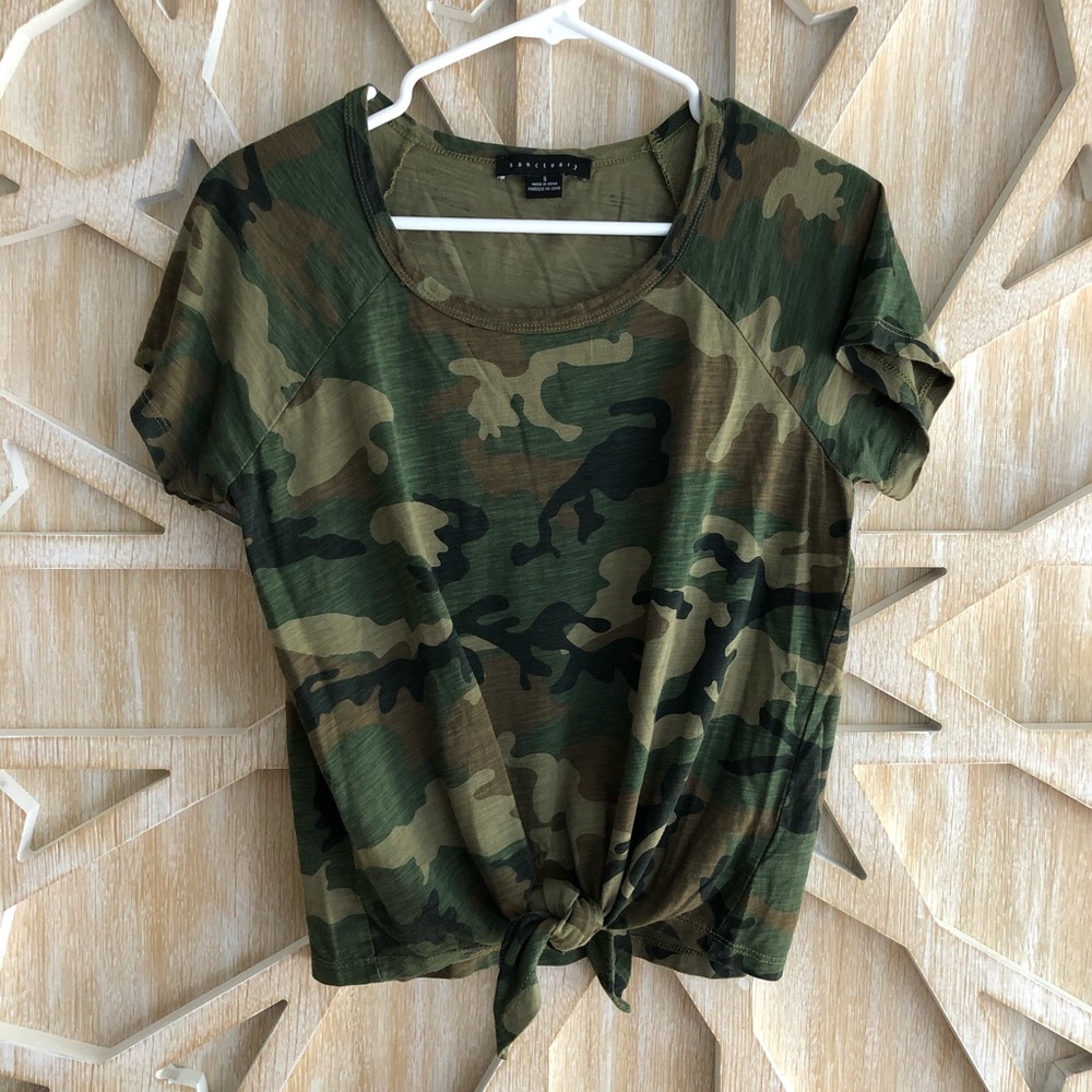 Sanctuary Camo Lou Tie Tee - Picture 3 of 4
